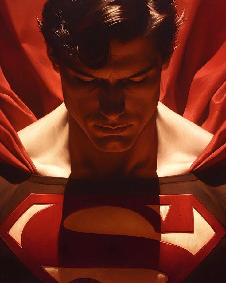 Superman Portrait Caped Pose Jigsaw Puzzle