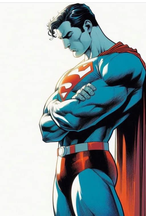 Superman Portrait Confident Jigsaw Puzzle