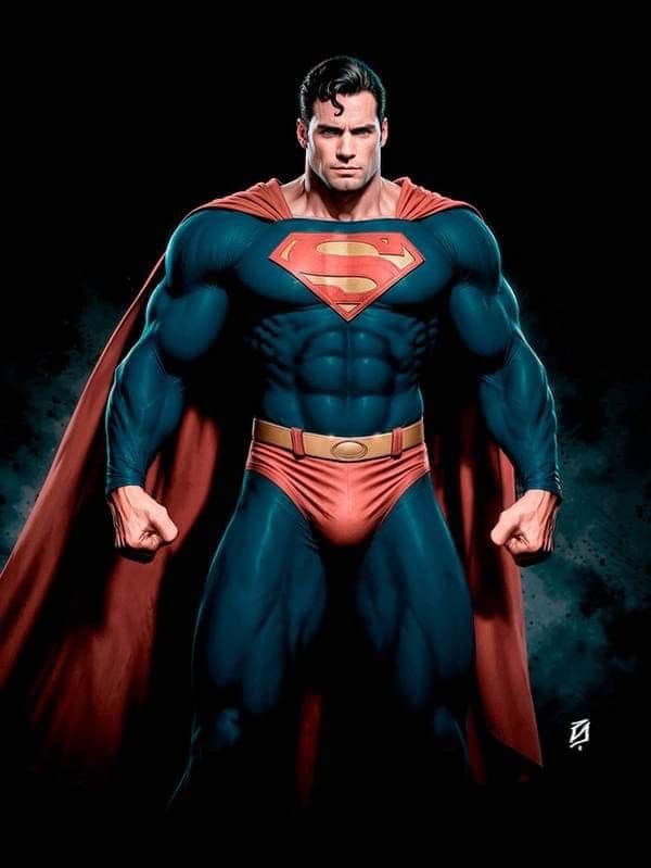 Superman Portrait Heroic (5) Jigsaw Puzzle