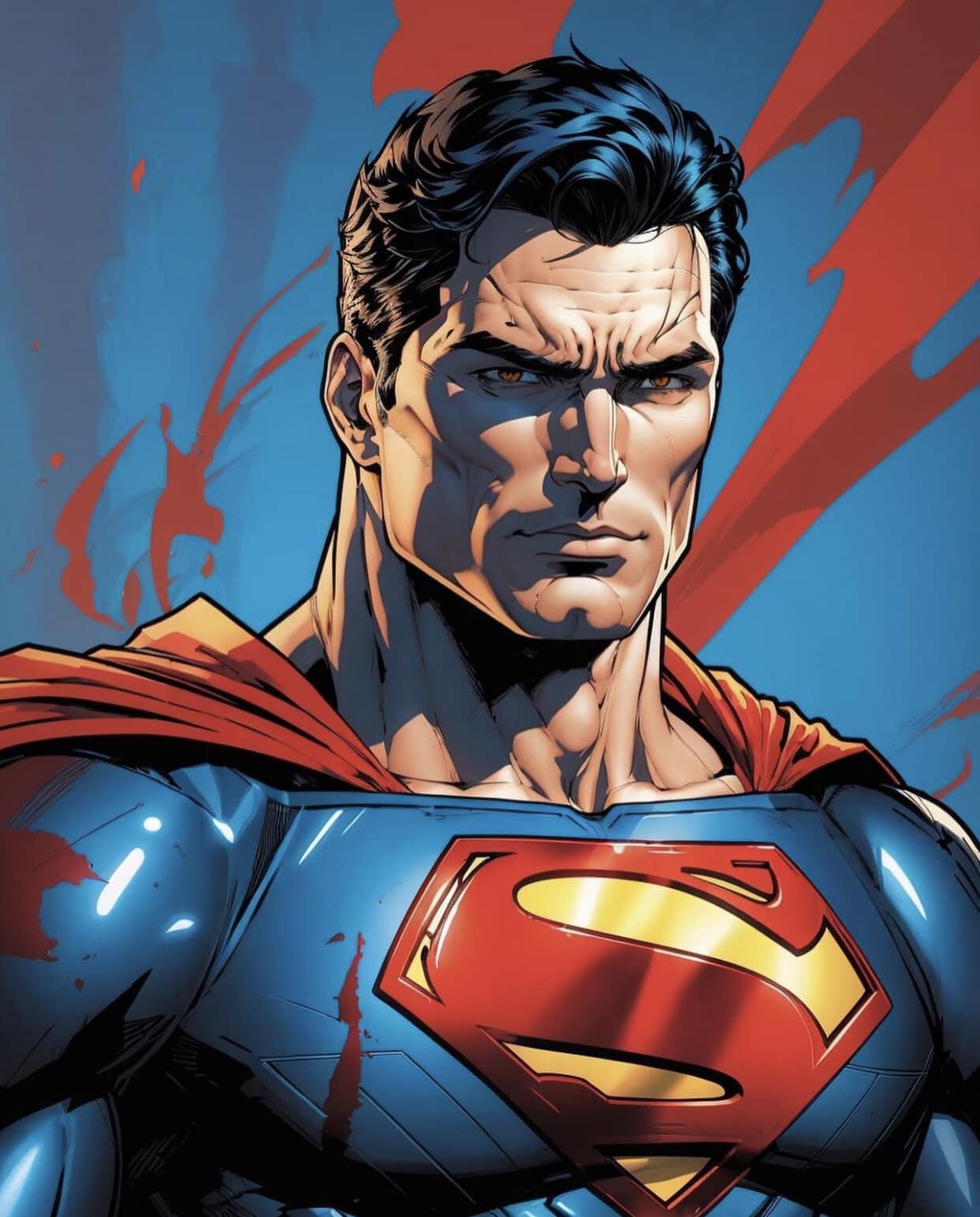 Superman Portrait Heroic Jigsaw Puzzle