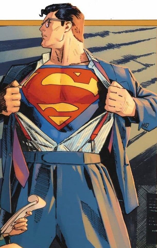 Superman Revealing Identity Print Poster