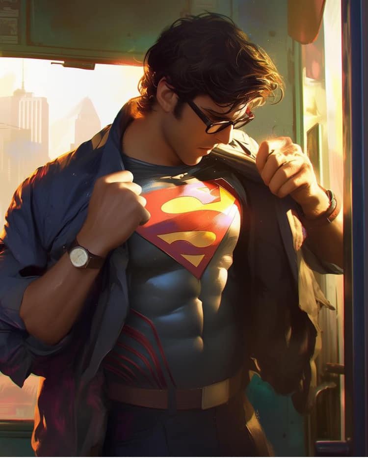 Superman Revealing Identity (2) Jigsaw Puzzle