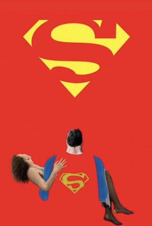 Superman Themed Couple Jigsaw Puzzle