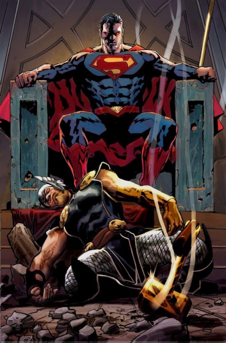 Superman Throne Defeated Opponent Jigsaw Puzzle