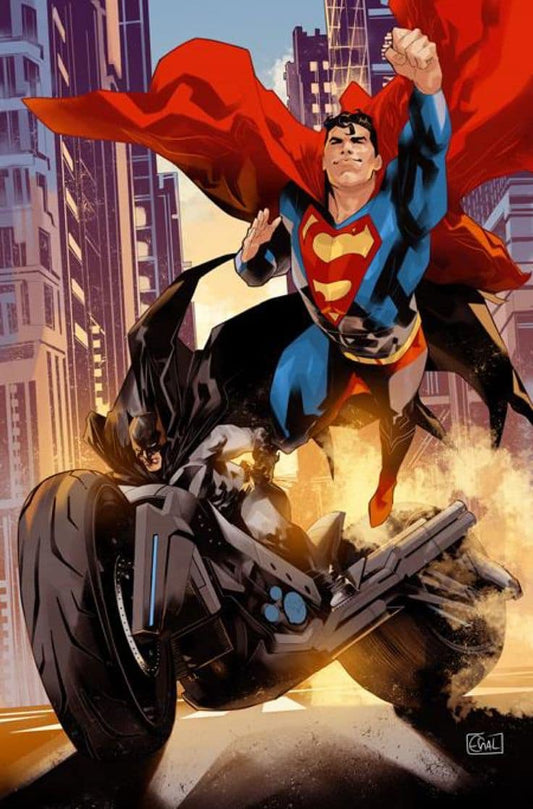 Superman Vs Batman Comic Art Action Scene Print Poster
