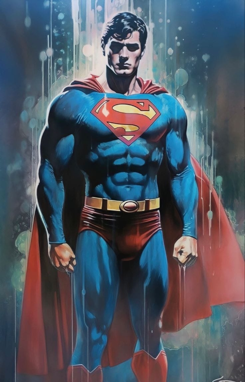 Superman Cape Symbol 109 Print Poster