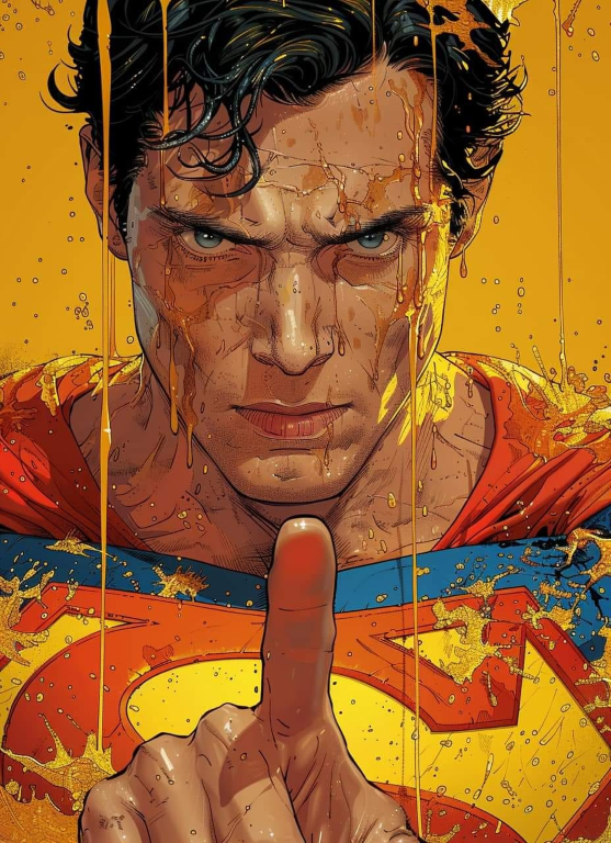 Superman Finger Pose 189 Jigsaw Puzzle