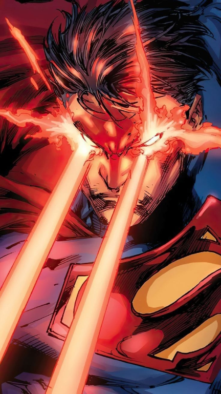 Superman Heat Vision 001 Jigsaw Puzzle