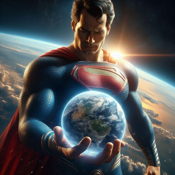 Superman Holding Earth 4537 Jigsaw Puzzle