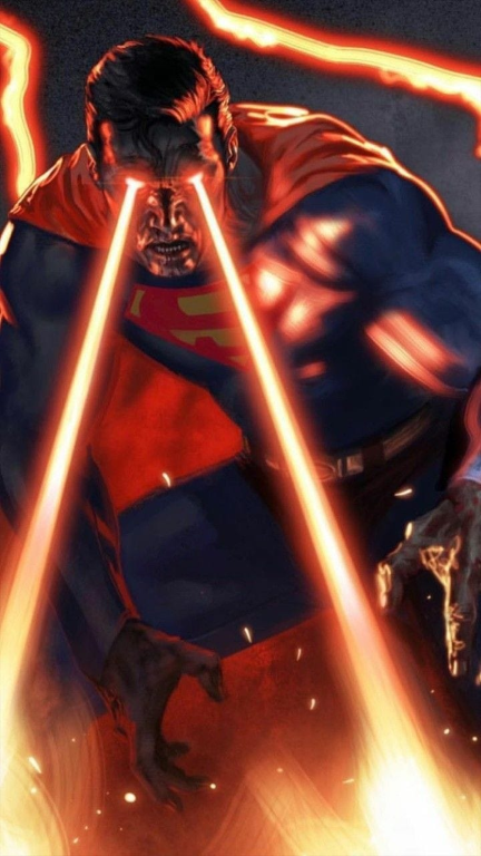 Superman Laser Eyes 9823 Print Poster