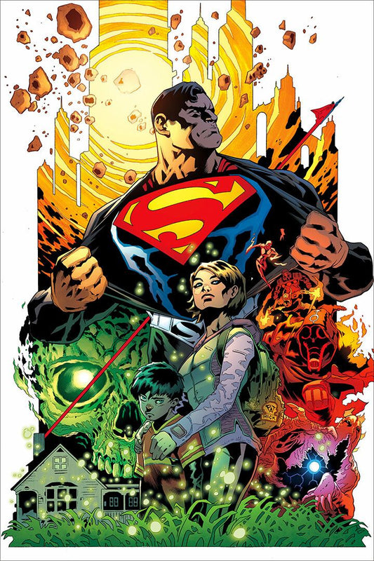Superman Rebirth 2016 Hero Promo Comic Jigsaw Puzzle Room Wall Decor Jigsaw Puzzle