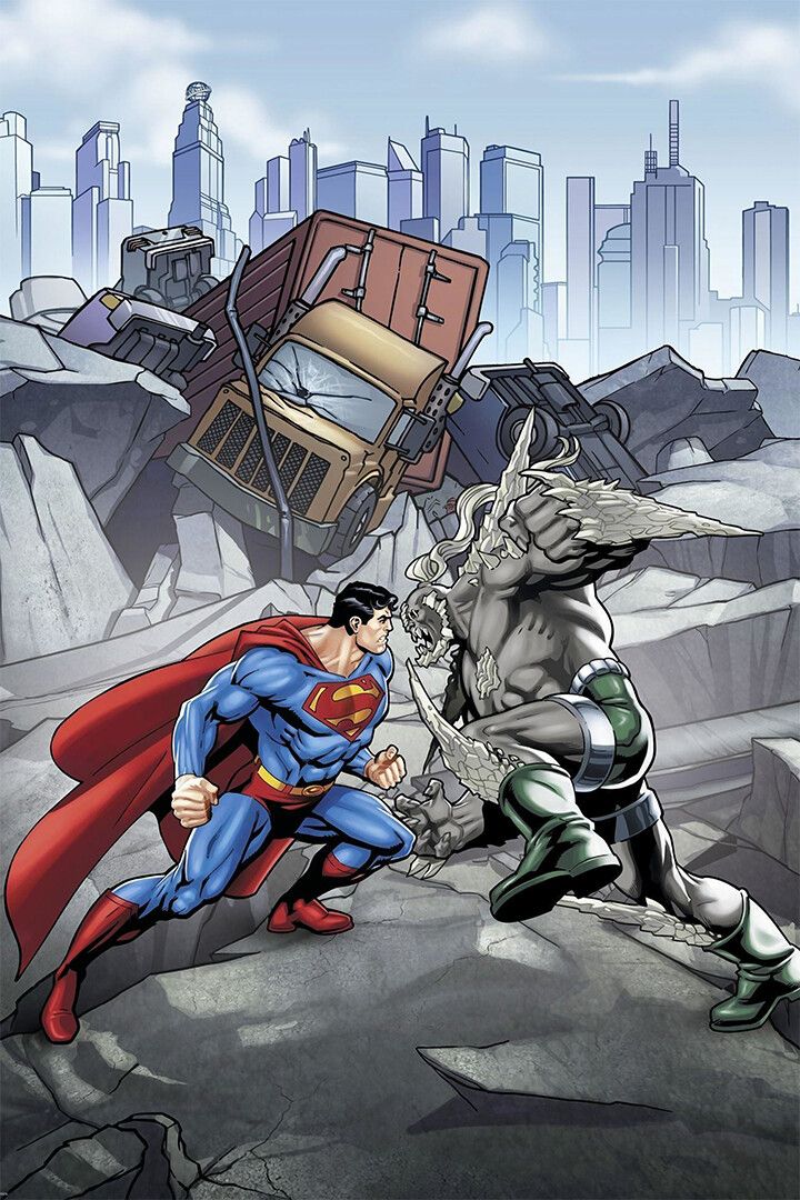 Superman Vs Doomsday Jigsaw Puzzle Decor Wall Art Jigsaw Puzzle