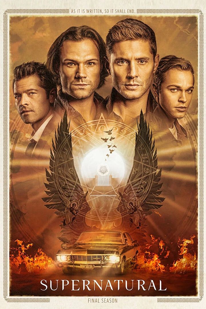 Supernatural Season 15 All Characters Adventure Wall Home Decor Jigsaw Puzzle