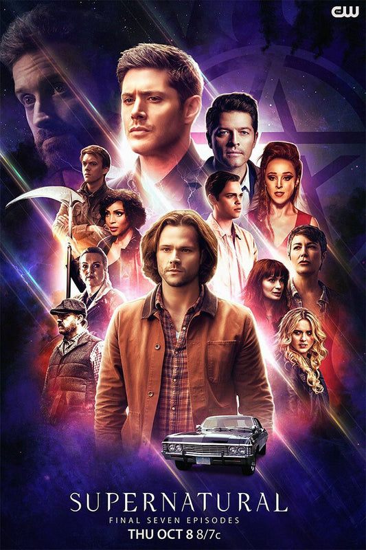 Supernatural Season 15 All Characters Fantasy Wall Home Decor Poster
