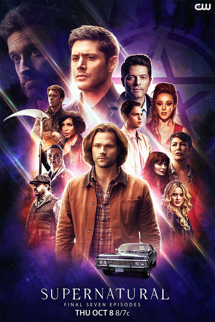 Supernatural Season 15 All Characters Fantasy Wall Home Decor Jigsaw Puzzle