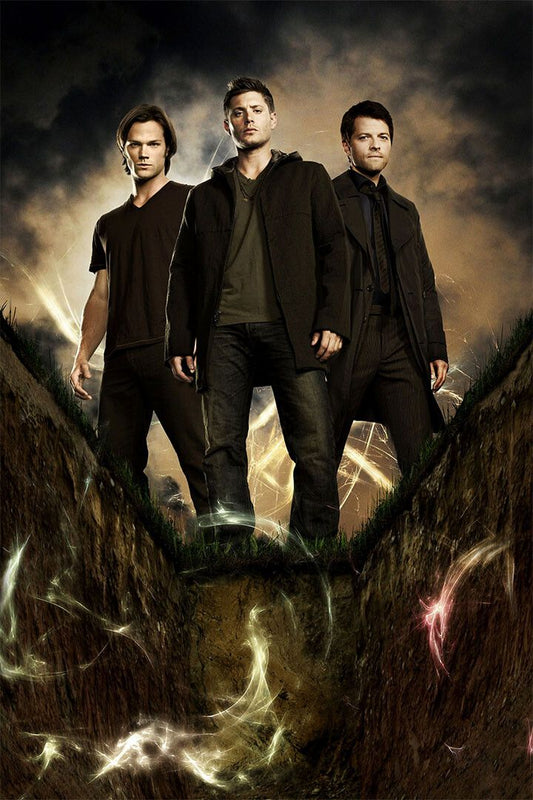 Supernatural Tv Series Show Season 14 Sam Dean Movie Jigsaw Puzzle
