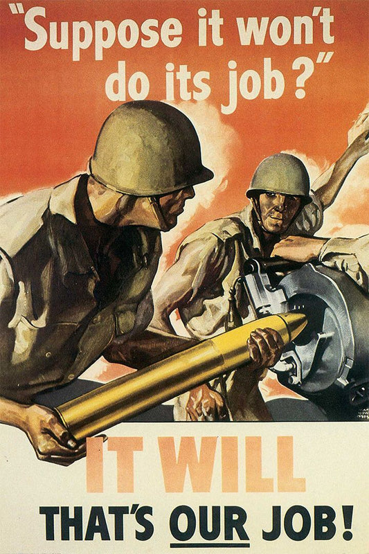 Suppose It Wont Do Its Job War Military Print Jigsaw Puzzle