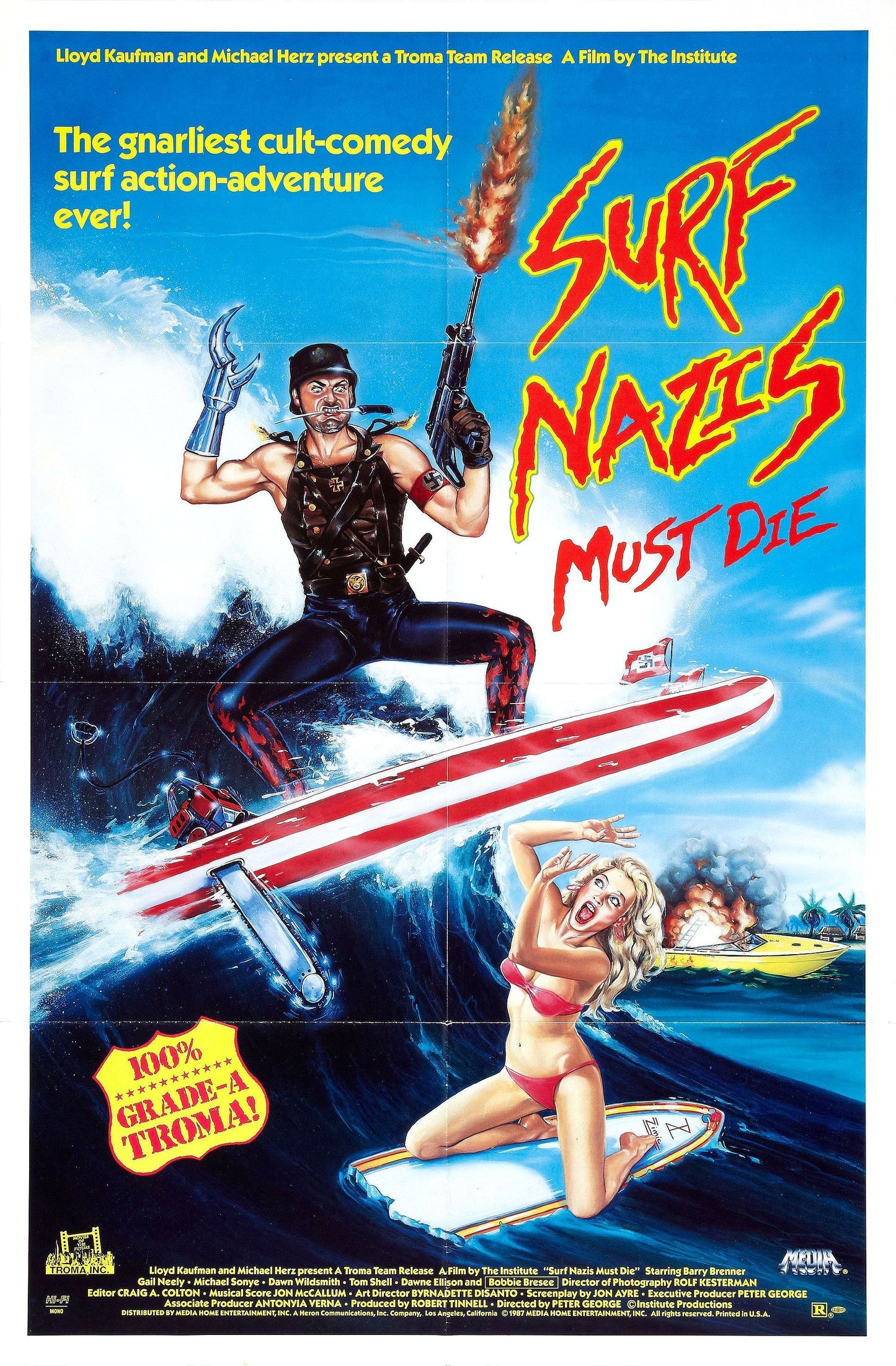 Surf Nazis Must Die 01 Movie Magnet