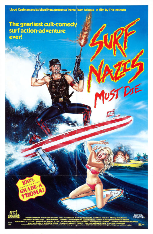 Surf Nazis Must Die 01 Movie Magnet