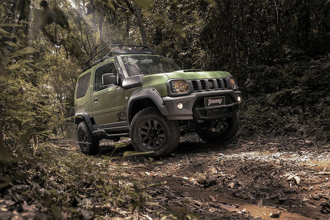 Suzuki Jimny Forest Off Road Suv Home Decor Jigsaw Puzzle