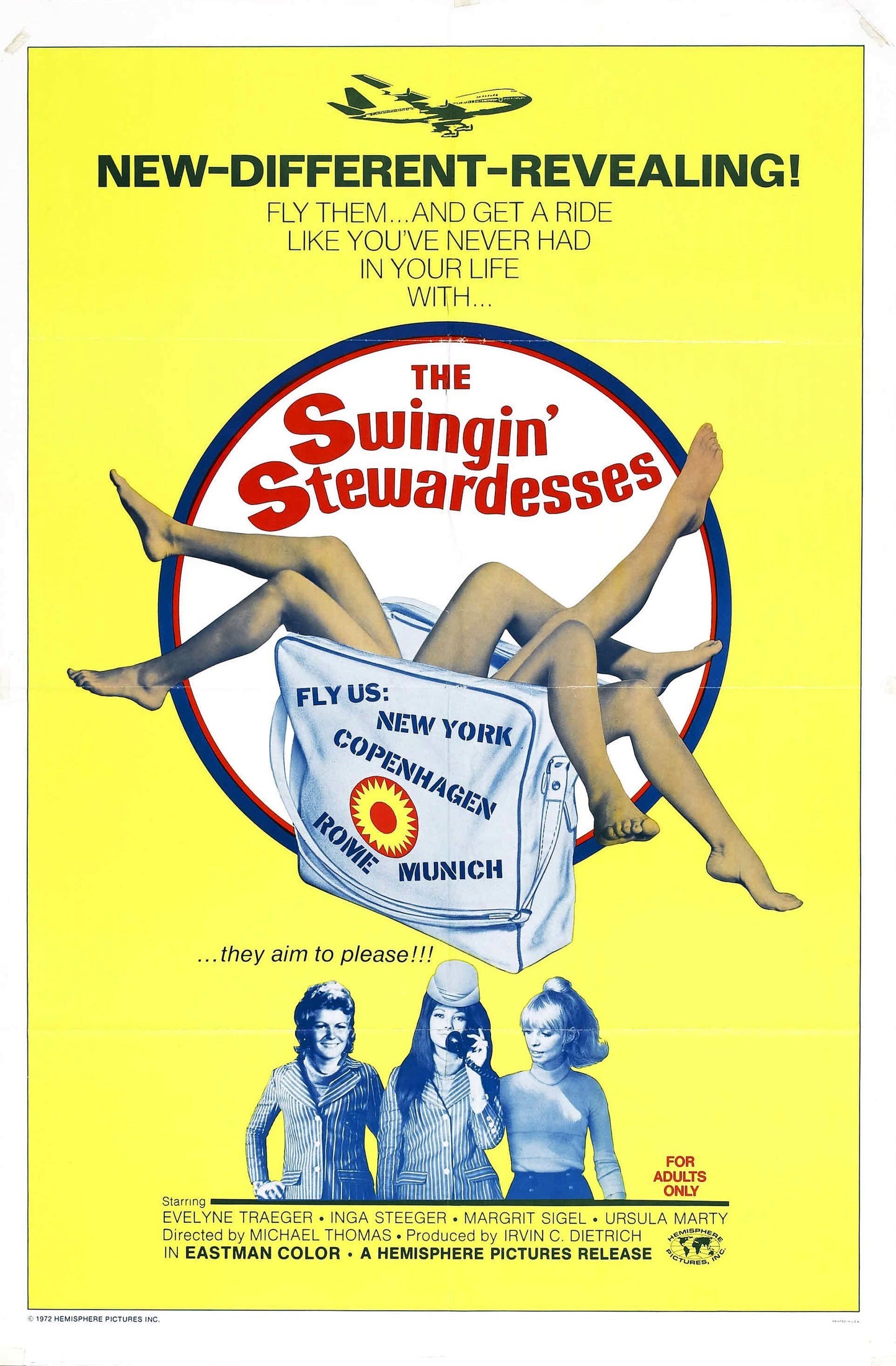 Swingin Stewardesses 01 Movie Magnet