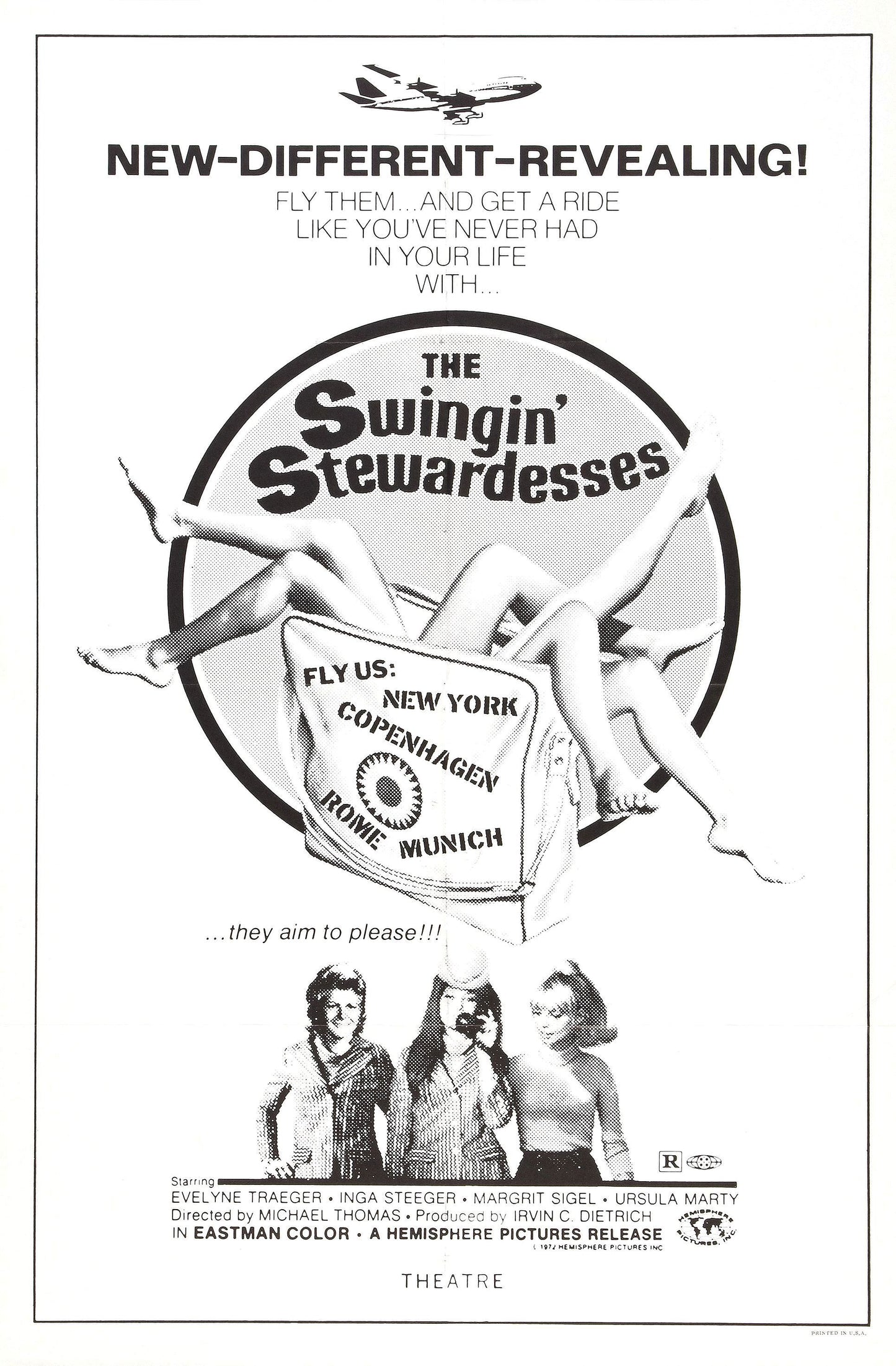 Swingin Stewardesses 02 Movie Magnet