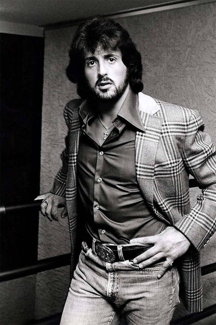 Sylvester Stallone Movie Actor Artist Black White Wall Home Decor Jigsaw Puzzle