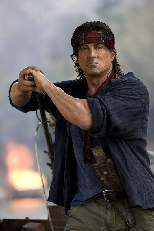 Sylvester Stallone Rambo Action War Movie Jigsaw Puzzle