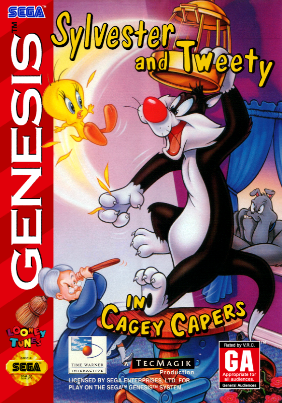 Sylvester And Tweety In Cagey Capers (Usa) Genesis Keychain