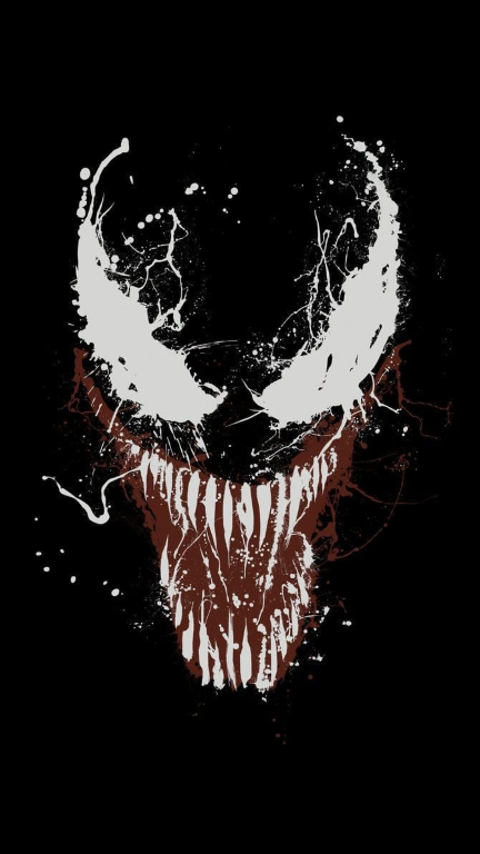 Symbiote Grinning Face 8392 Print Poster