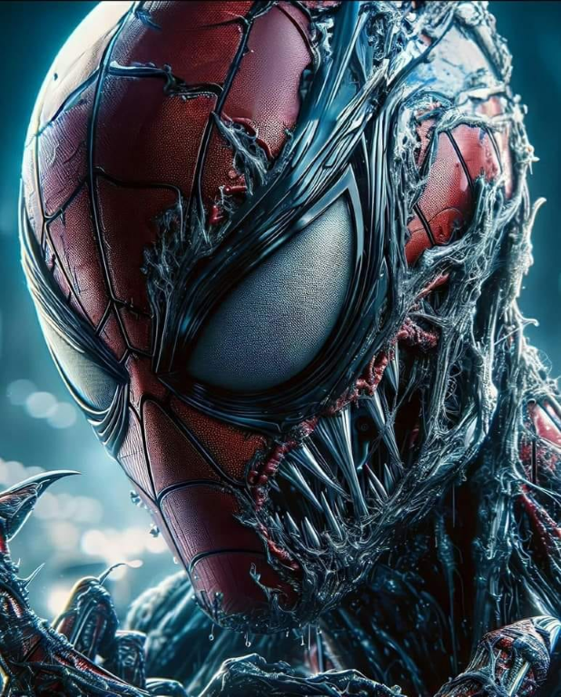 Symbiote Spider Alien Transformation 001 Jigsaw Puzzle