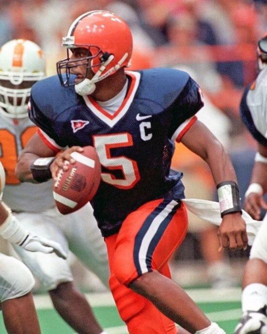 Syracuse Orangemen Donovan Mcnabb Glossy Keychain College Football Print