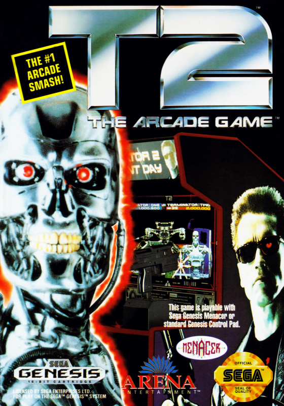 T2 The Arcade Game (Usa) Genesis Print Poster