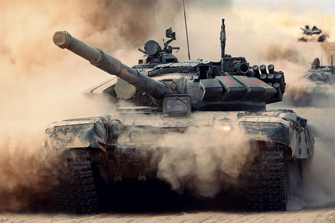 T90 Military Tank Army Picture War Struggle Print Jigsaw Puzzle