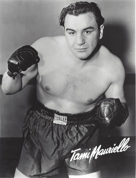 Tami Mauriello Magnet Boxing Picture Bw
