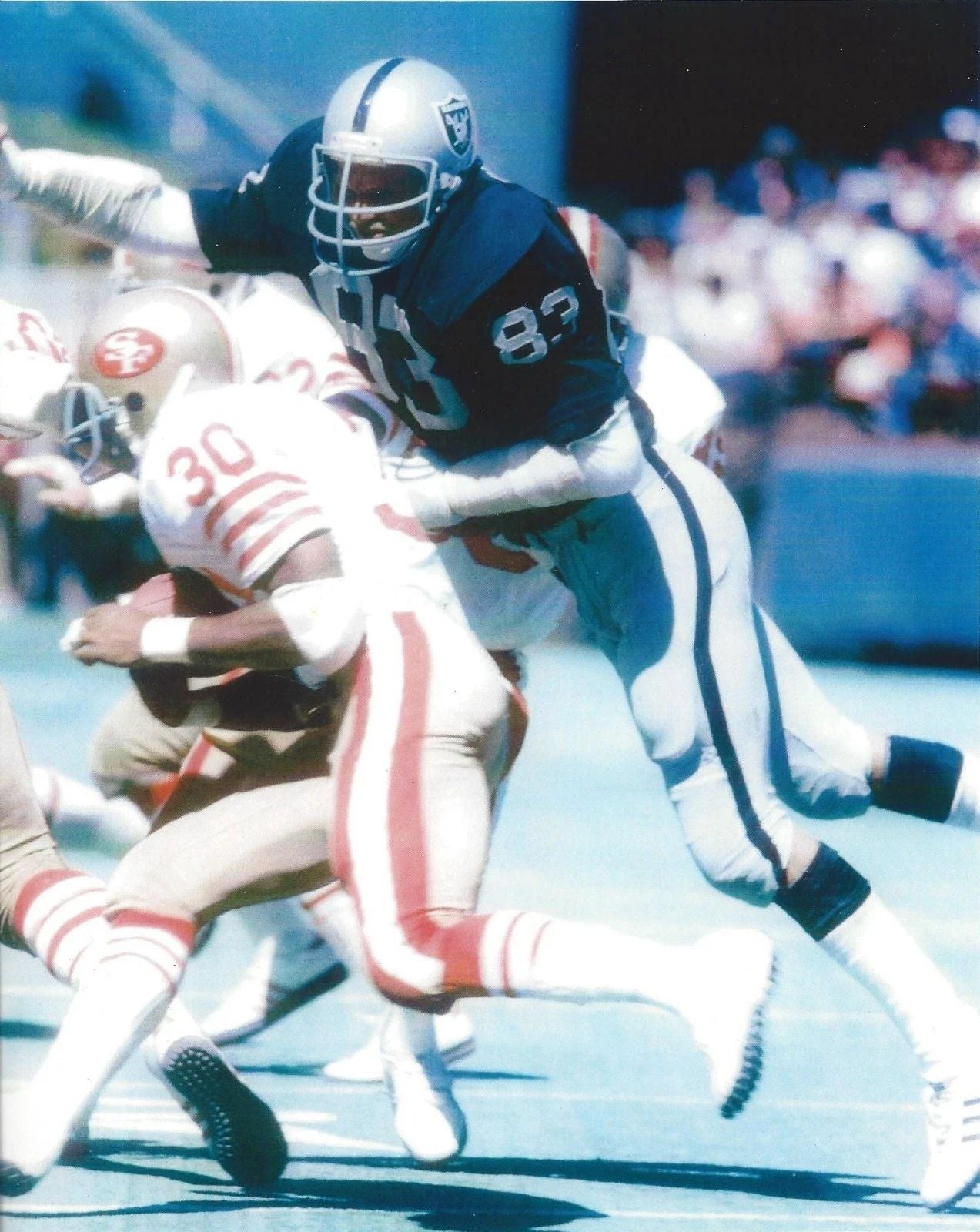 Ted Hendricks Photo Oakland Raiders La Los Angeles Nfl Football Vs 49Ers