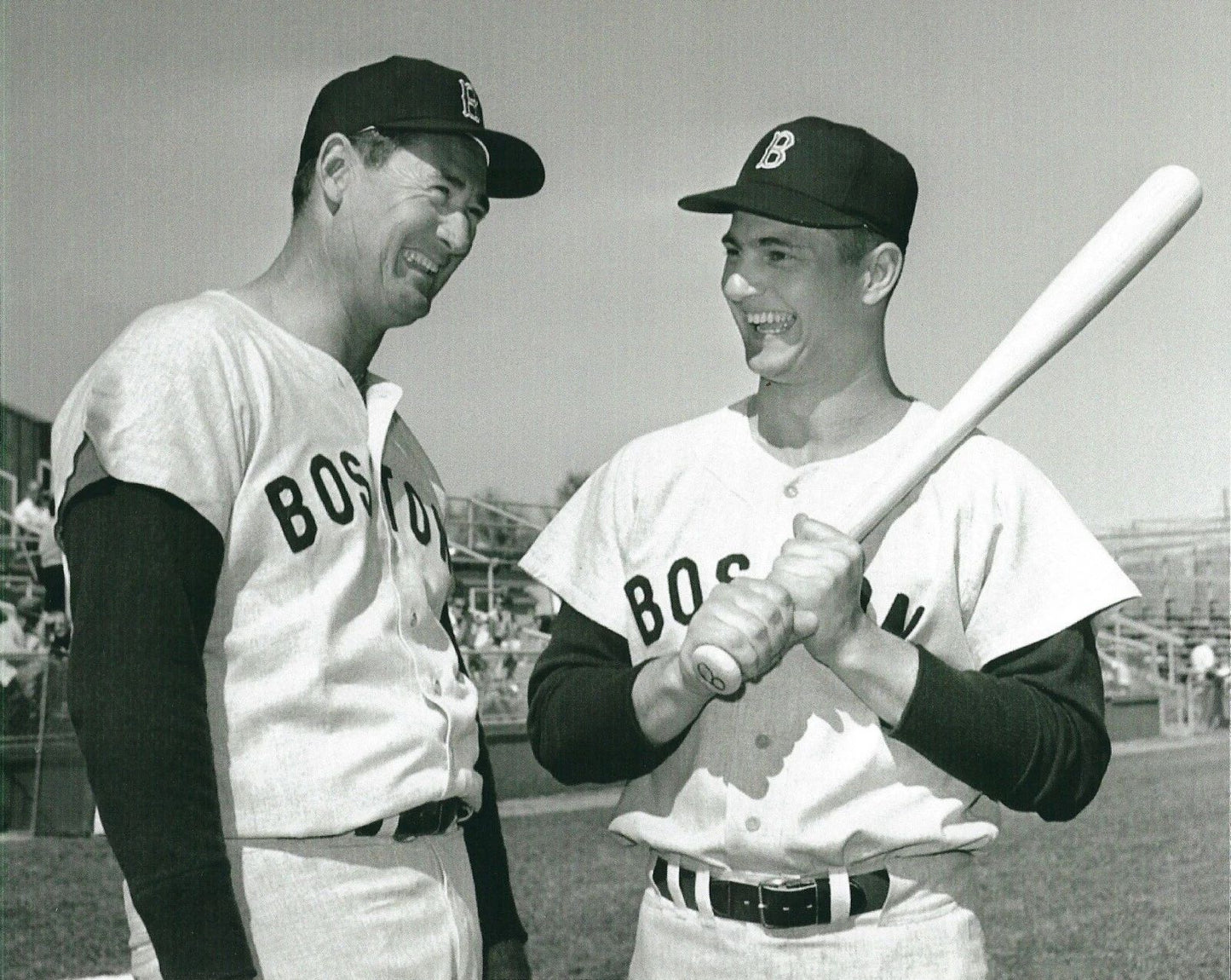Ted Williams & Carl Yastrzemski Photo Boston Red Sox Baseball Picture Mlb