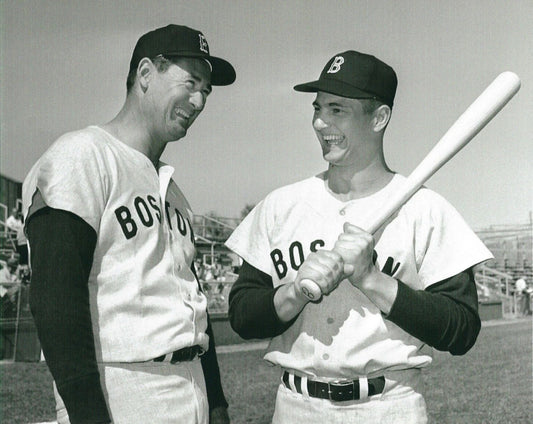 Ted Williams & Carl Yastrzemski Photo Boston Red Sox Baseball Picture Mlb