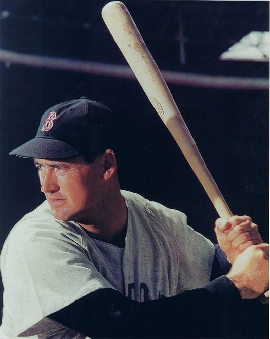 Ted Williams Keychain Boston Red Sox Mlb Baseball Picture Close Up Batting