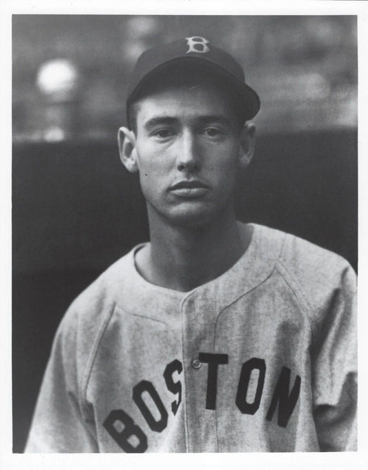 Ted Williams Photo Boston Red Sox Mlb Baseball Picture Close Up Young