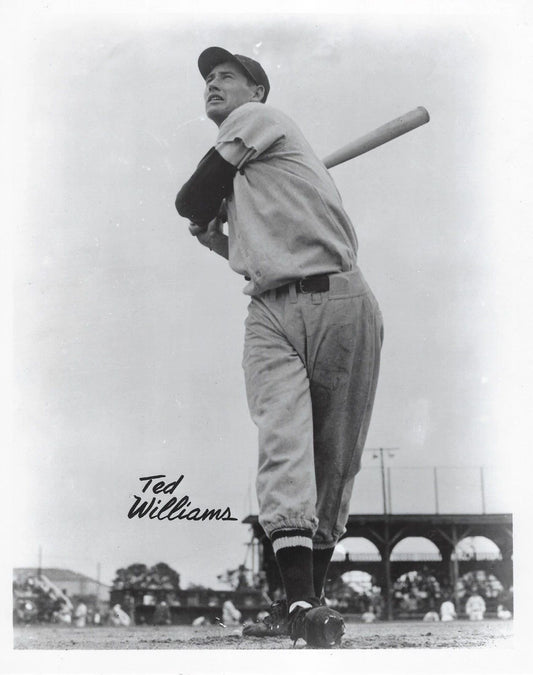 Ted Williams Keychain Boston Red Sox Mlb Baseball Picture Warm Up Bw