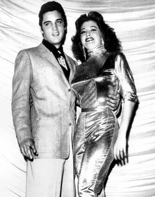 Tempest Storm Burlesque Performer And Elvis Presley Keychain Print