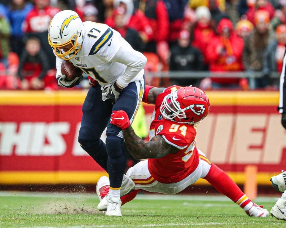 Terrell Suggs & Philip Rivers Photo Kansas City Chiefs Kc Picture Football