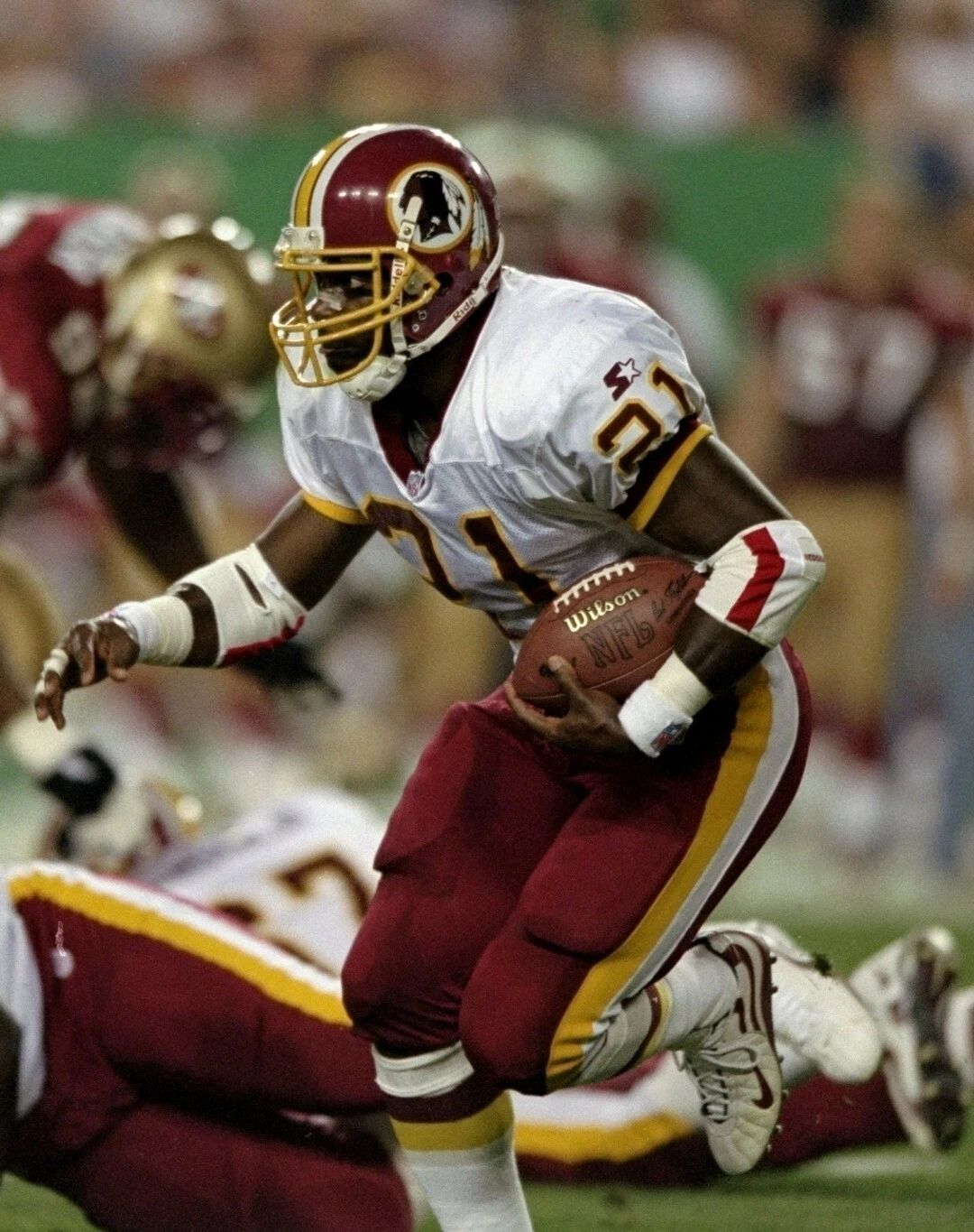 Terry Allen Magnet Washington Redskins Picture Nfl Football