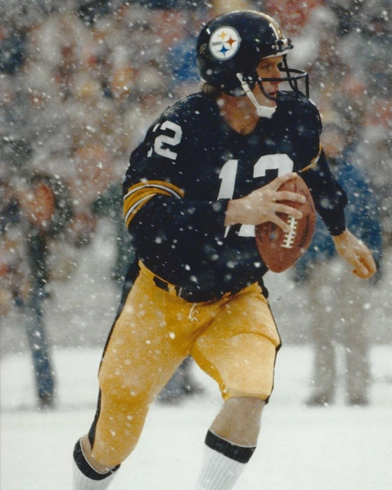 Terry Bradshaw Pittsburgh Steelers Nfl Football In The Snow 300 PCS Jigsaw