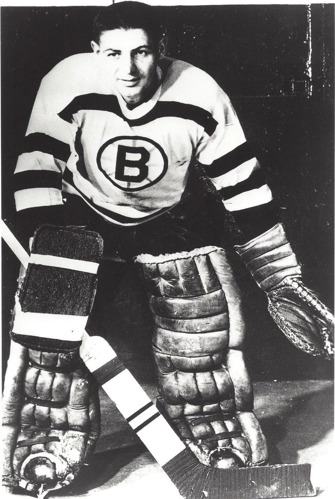 Terry Sawchuck Photo Hockey Boston Bruins Picture Nhl Wide Border