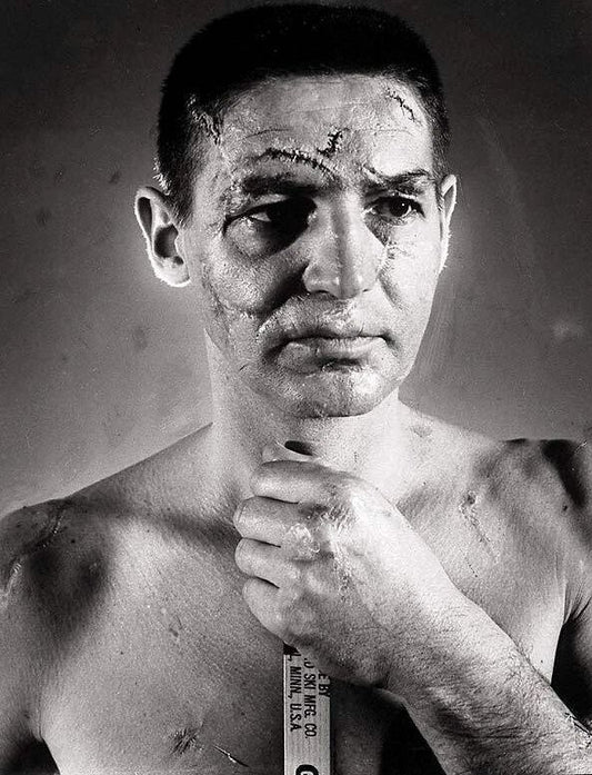 Terry Sawchuk Magnet Hockey Detroit Red Wings Picture Nhl Stitches