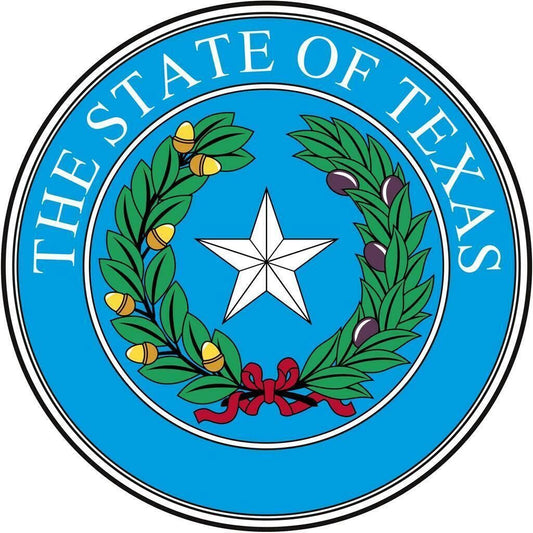 Texas State Seal The Lonestar State Dallas Houston Austin Picture Magnet Magnet