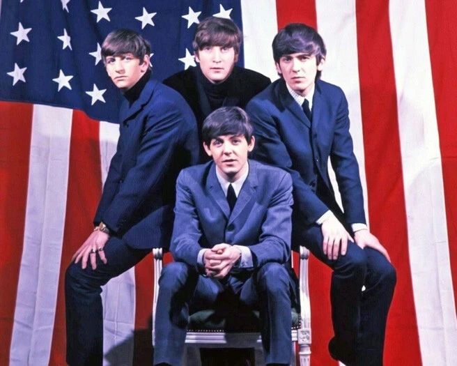 The Beatles Glossy Keychain John Lennon Paul Mccartney And Ringo Starr Print