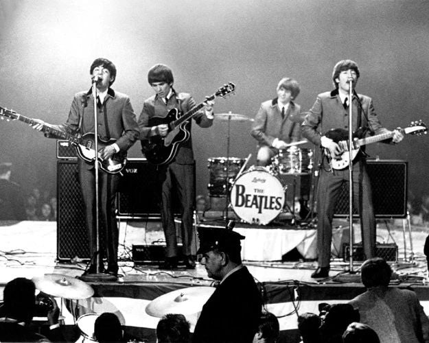 The Beatles John Lennon Paul Mccartney Harrison & Ringo Starr Glossy Keychain